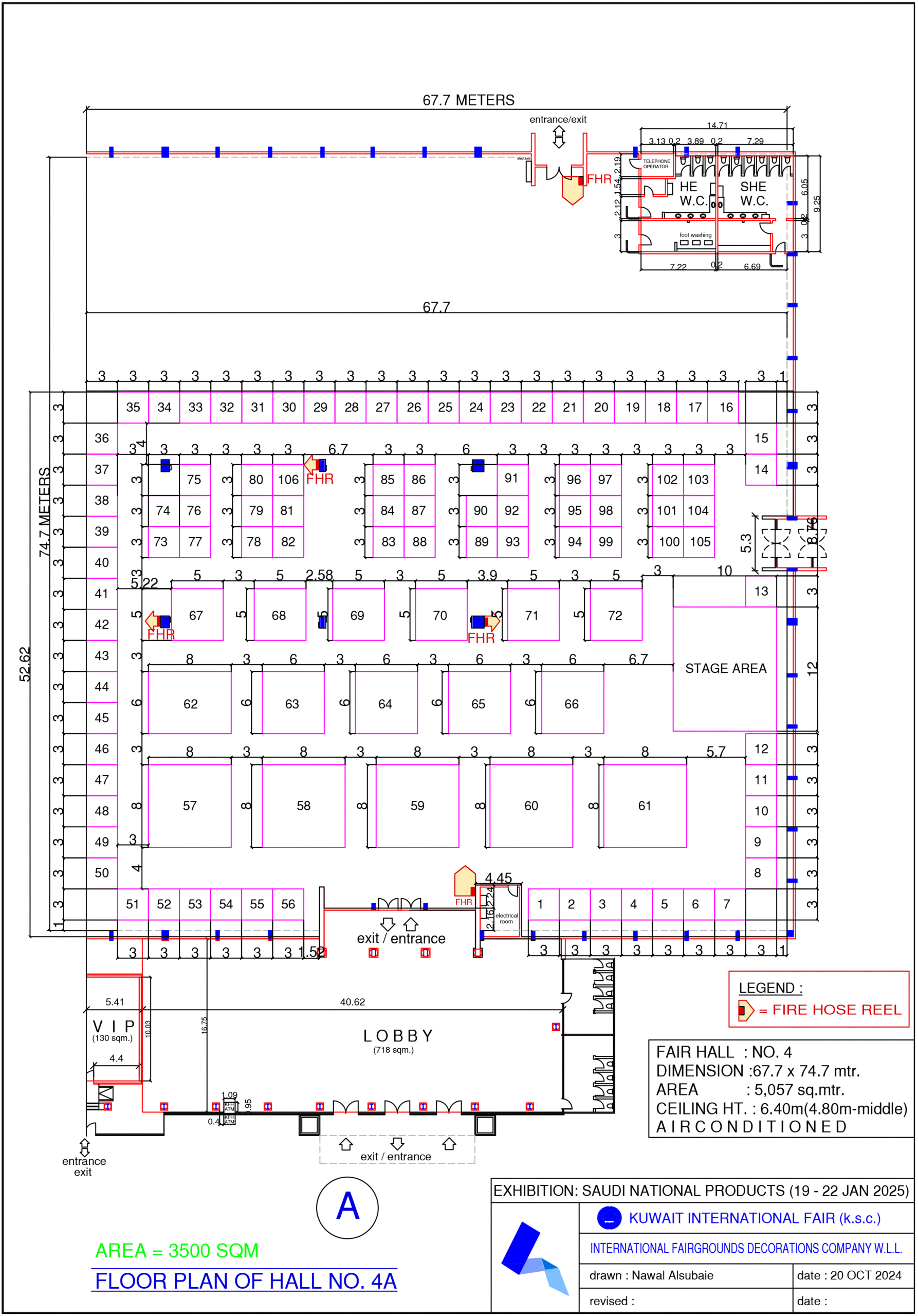 H-4A.FLOORPLAN.SAUDI NATIONAL PRODUCTS ( 19 - 22 JAN 2025 )